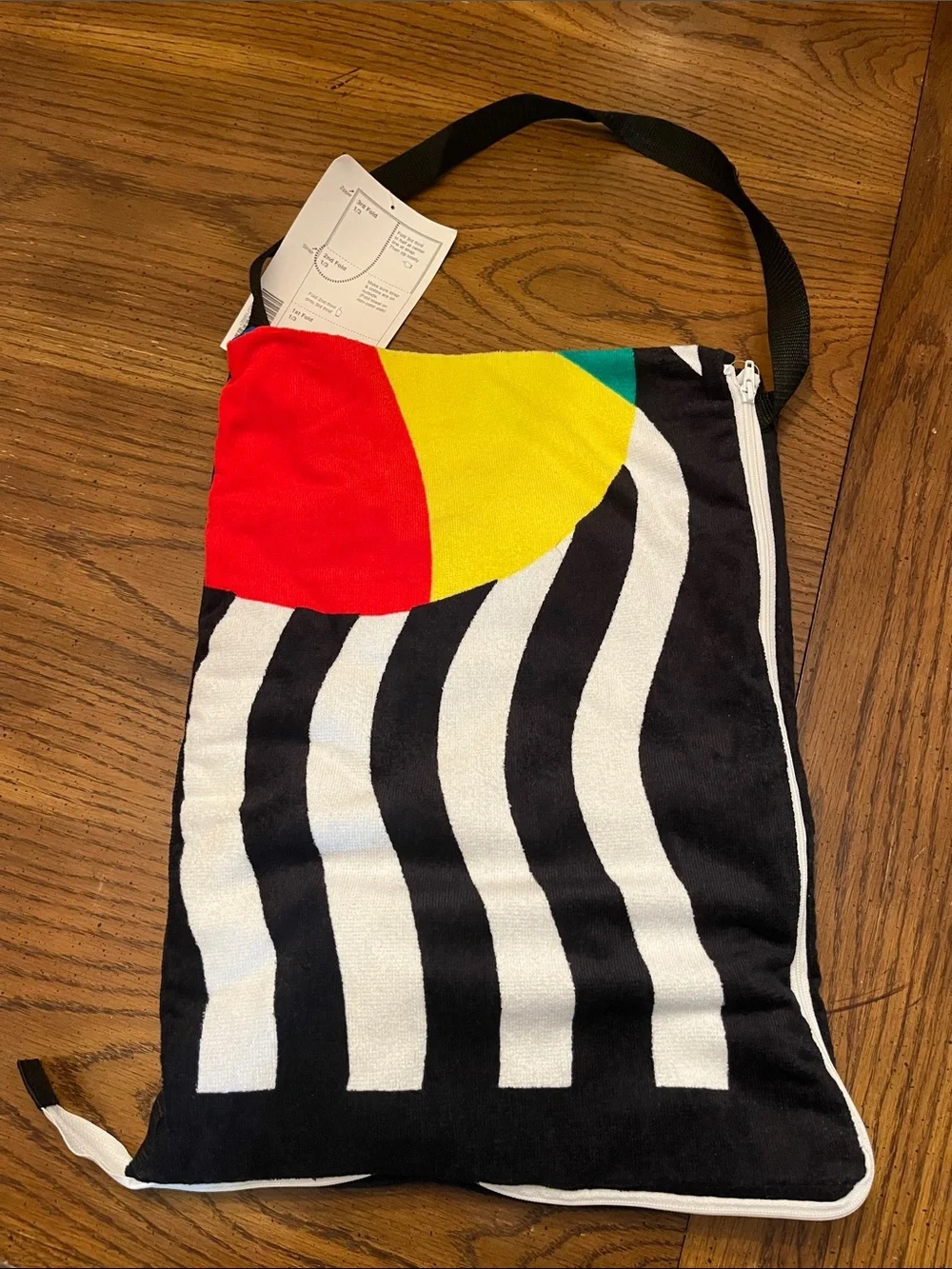 Terry travel vibrant black